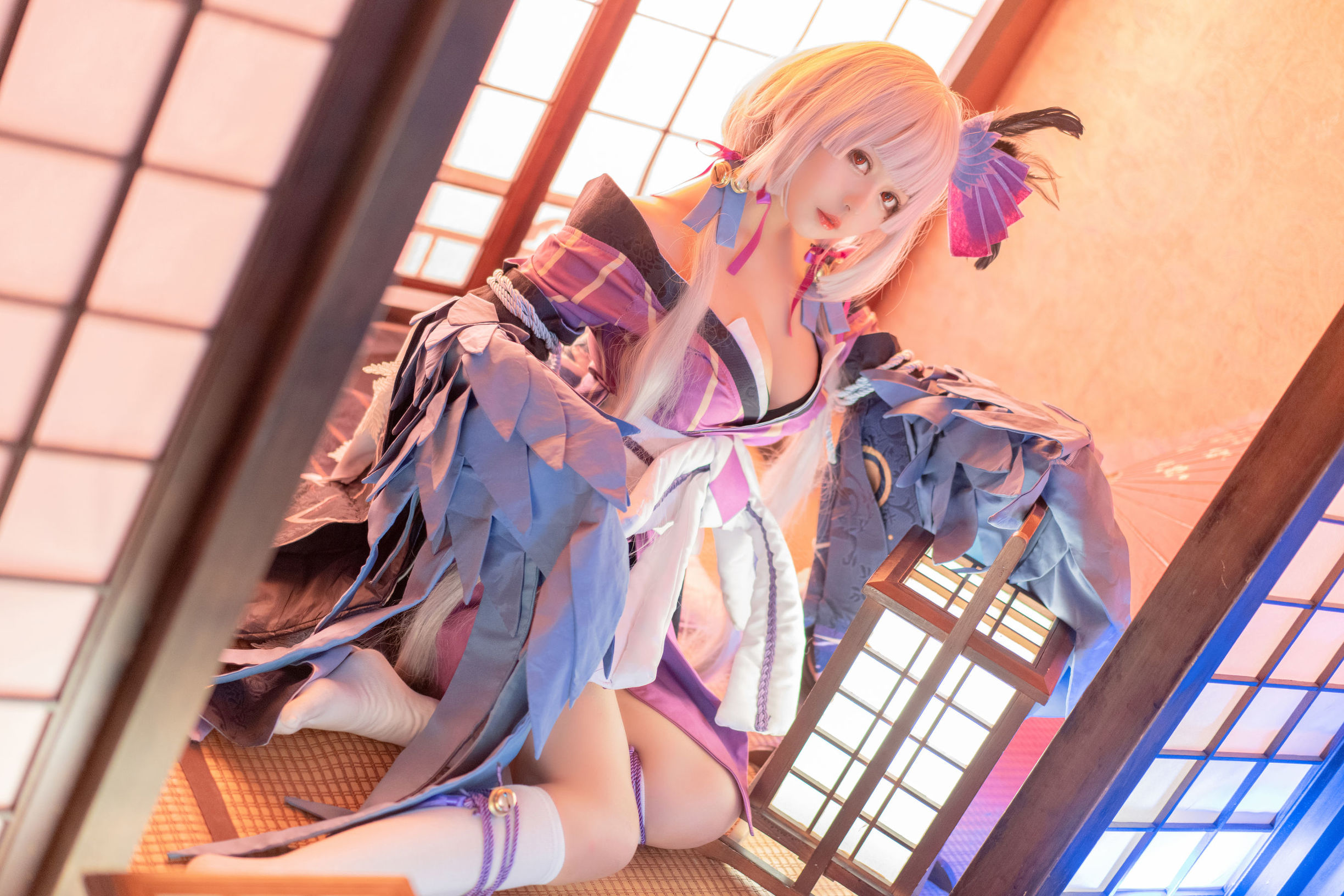 [Cosplay写真]大眼萌妹黑猫猫OvO以津真天插图5